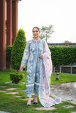💠 Frosted Lilac – Luxury Embroidered Organza Dress - Mahriza 💠 Frosted Lilac – Luxury Embroidered Organza Dress - Mahriza