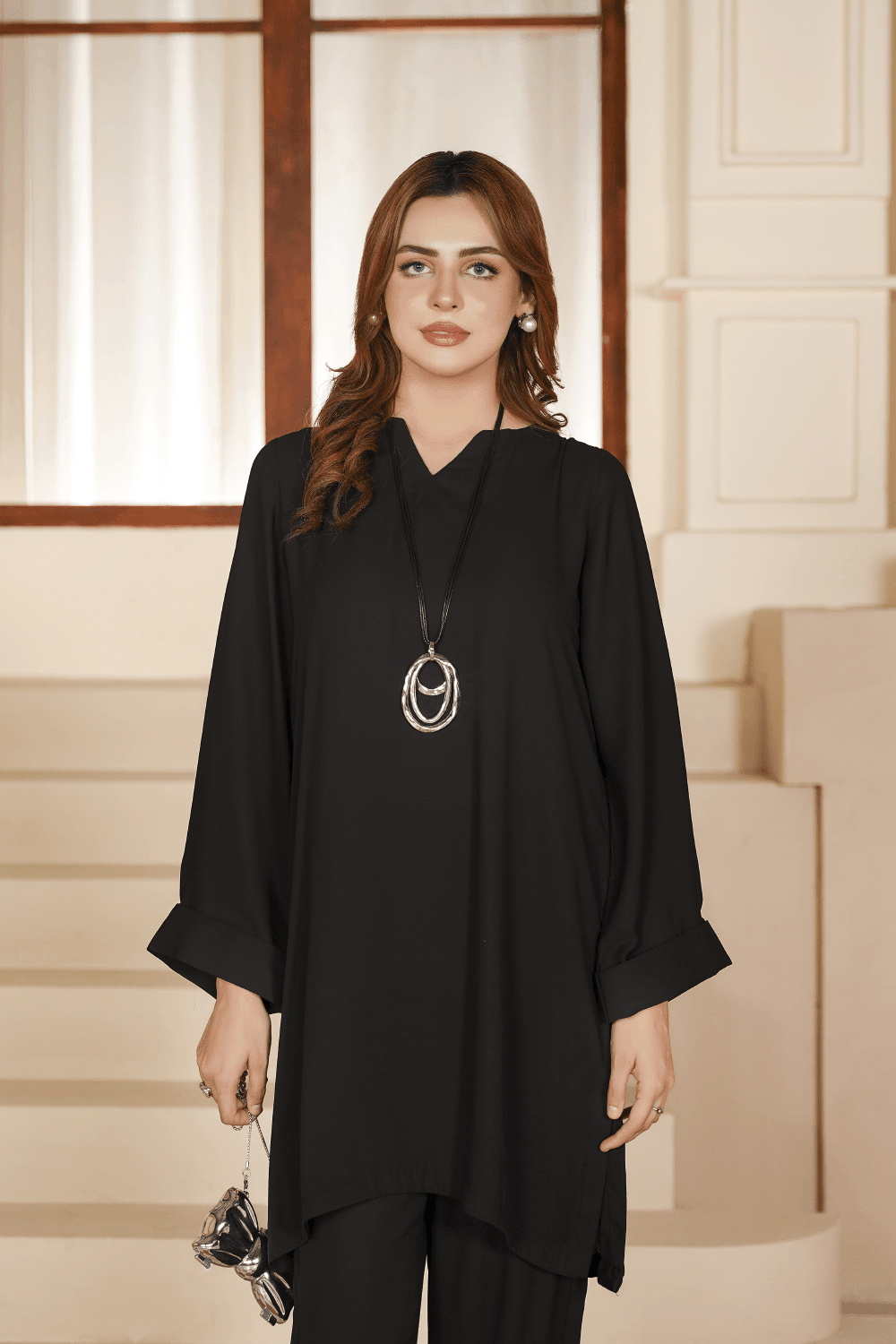 MIDNIGHT BLACK CO-ORD SET - Mahriza