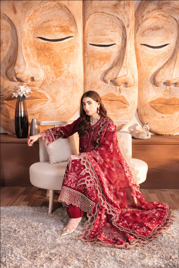 ÉLLE – Premium Embroidered Lawn Collection - Mahriza
