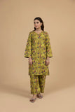 Floral Lime Khaddar 2-Piece  Winter Ready Printed Suit for Women