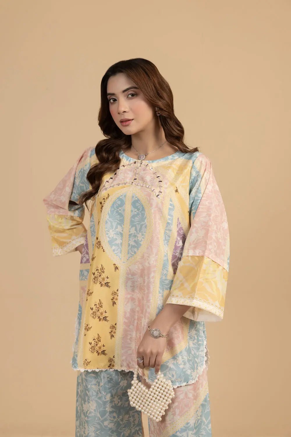 2PC Stitched Silk Suit - MS002 - Mahriza