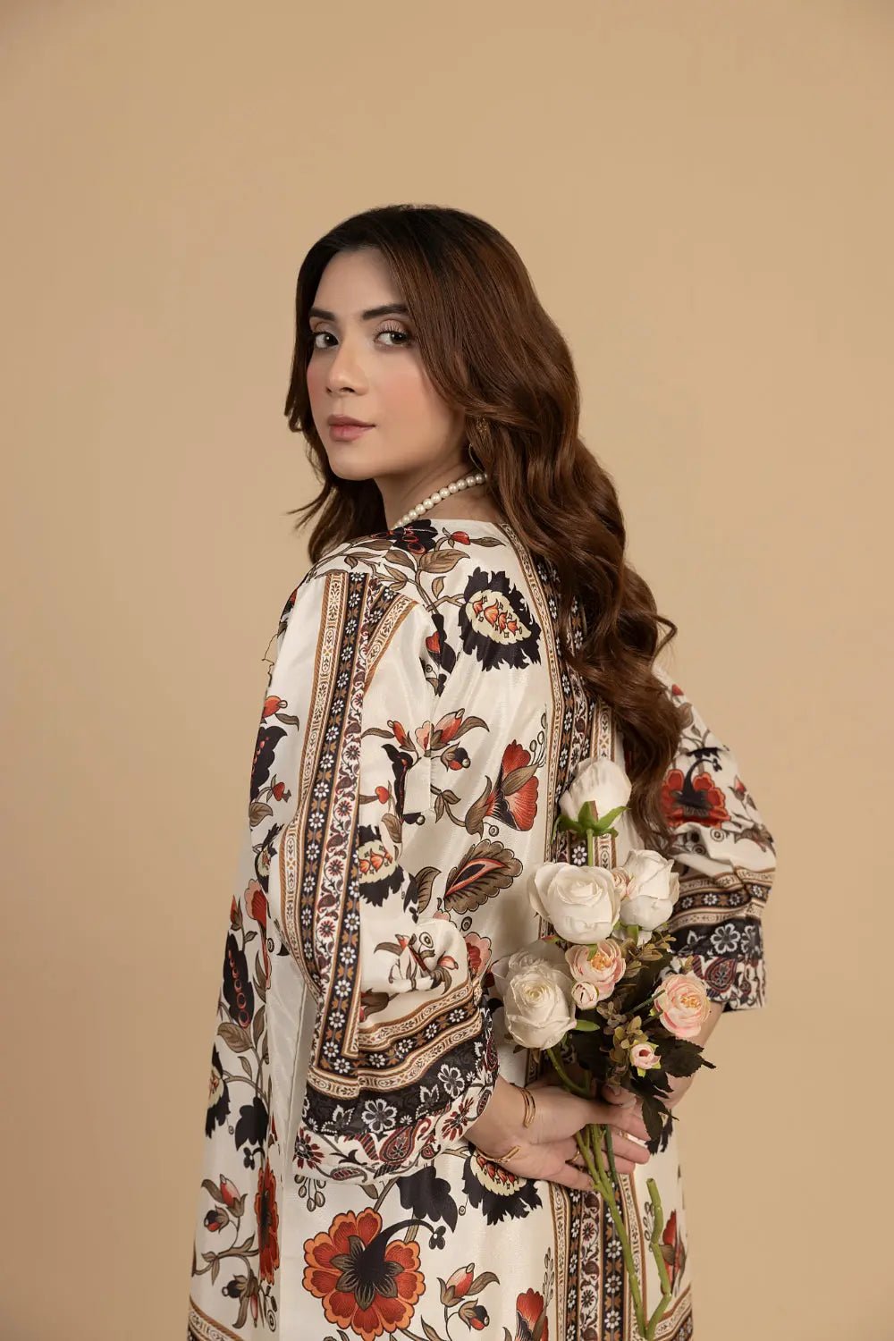 2PC Stitched Silk Suit - MS004 - Mahriza