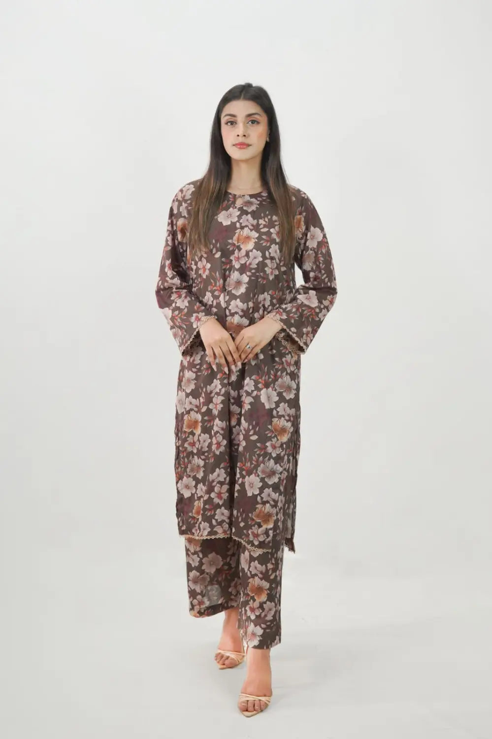 2PC Stiched Lawn Digital Print ML 008 Mahriza