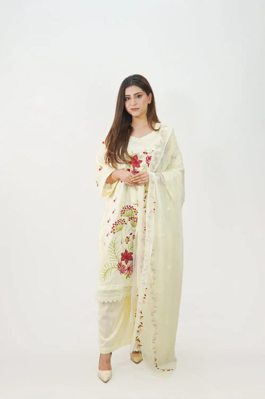 3PC Stiched Lawn Digital Print ML 007