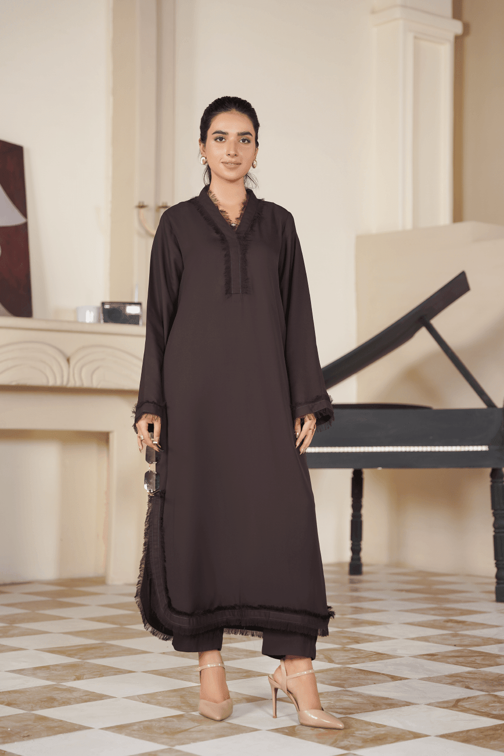 EXPRESSO BROWN CO-ORD SET - Mahriza