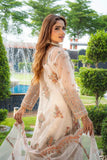 🤍 Ivory Elegance – Luxury Organza Party Wear - Mahriza