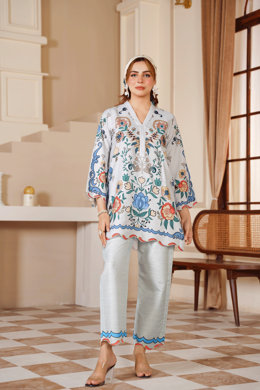 SERENADE PRINTED CO-ORD SET - Mahriza