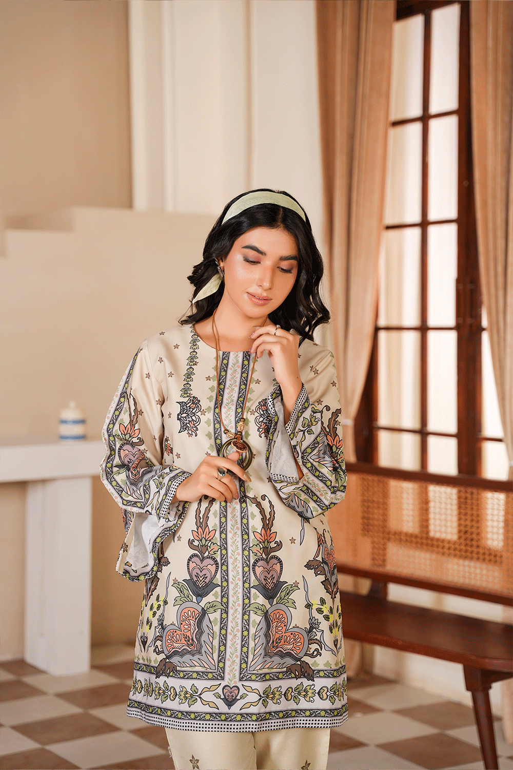ZELLIGE PRINTED CO-ORD SET - Mahriza